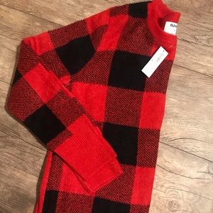 Buffalo plaid sweater